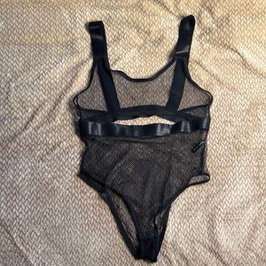 Fishnet Cutout Bodysuit